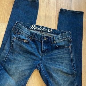 Madewell Women’s Jeans Distressed Blue 25x34
